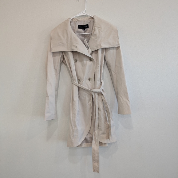 ANTONIO MELANI Jackets & Blazers - Antonio Melani Nude Trench Coat Jacket Size XS